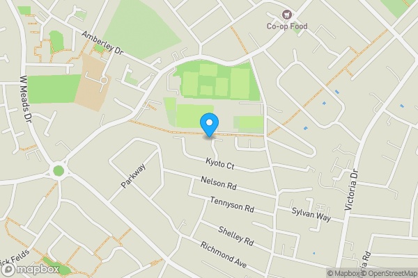 Map location for 75 Kyoto Court, Bognor Regis, West Sussex, PO21 2UL