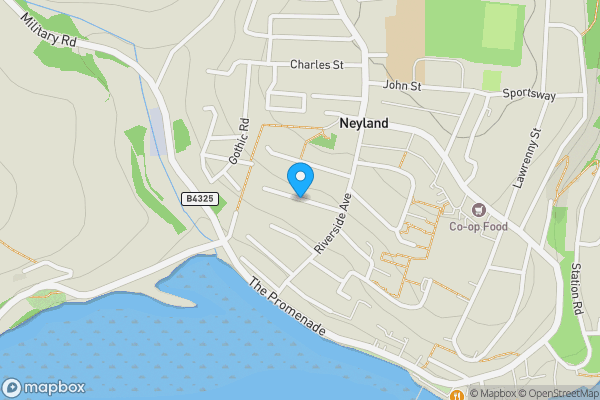 Map location for Development at Former Our Lady Queen of Martyrs RC Church, Cleddau Avenue, Neyland, Pembrokeshire, SA73 1UE