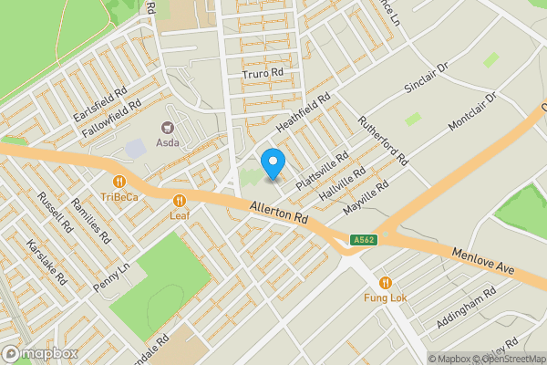 Map location for Land South West Side of, Auckland Road, Liverpool, L18 0HX L18 0HX