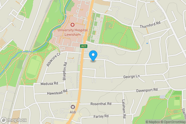 Map location for 5(B), Mount Pleasant Road, Lewisham, SE13 6RD