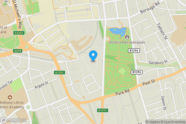 Map location for Land at Burdon Road, Sunderland, SR2 7SN