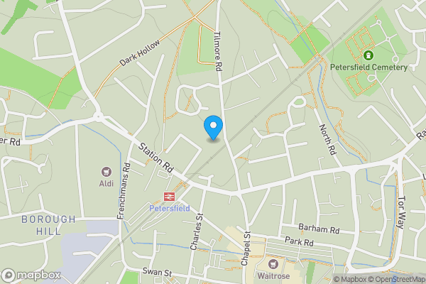 Map location for 24 Tilmore Road, Petersfield, Hampshire, GU32 2HH