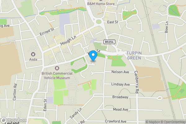 Map location for Kings Court, Leyland, Lancashire, PR25 2SF