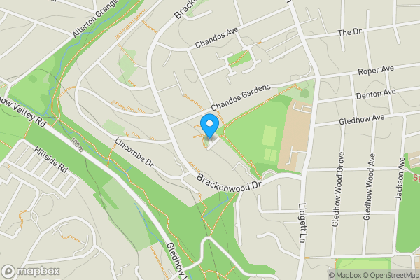 Map location for Chandos Fold, Leeds, West Yorkshire, LS8 1QE