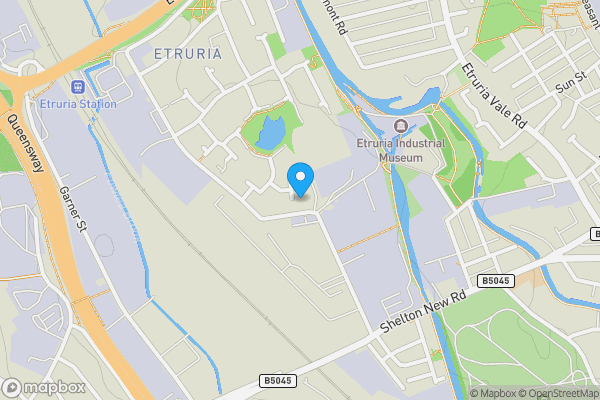 Map location for 8 Waterlily Close, Stoke-On-Trent, Staffordshire ST1 5PY