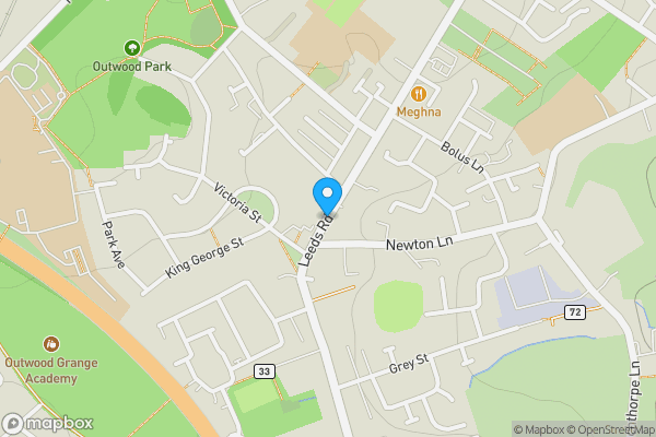 Map location for Leeds Road, WAKEFIELD, West Yorkshire, WF1 2DU