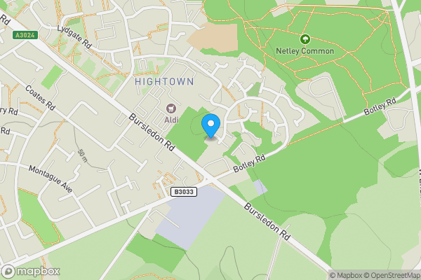 Map location for 40 Barrow Down Gardens, Southampton, SO19 6RP