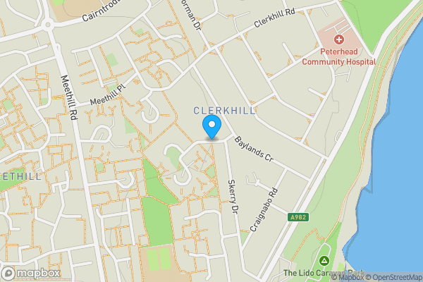 Map location for Invernettie Road, Let KFC Drive-Thru Investment, Peterhead, AB42 3FX