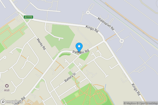 Map location for 78 Pelham Road, Immingham DN40 1AB