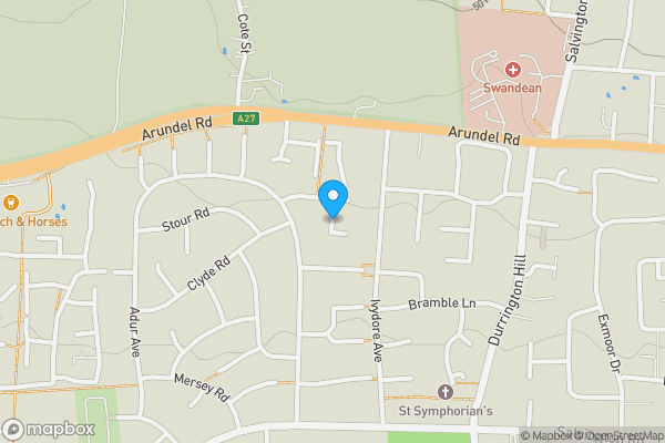 Map location for Welland Close, WORTHING, West Sussex, BN13 3NR