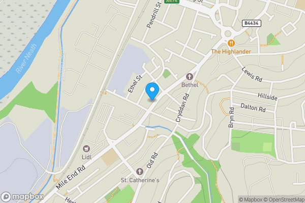 Map location for 112 Briton Ferry Road, Neath, West Glamorgan, SA11 1AT