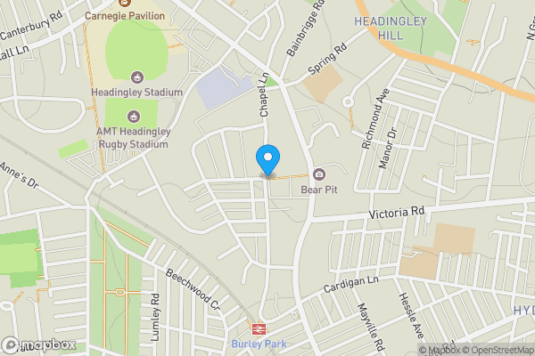 Map location for 21 Chapel Lane, Leeds, West Yorkshire LS6 3BW