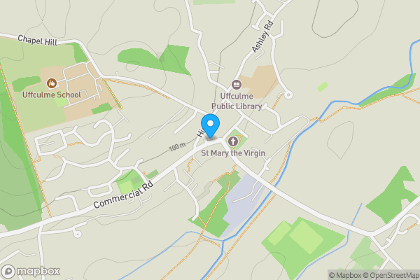 Map location for 12, The Square, CULLOMPTON, Devon, EX15 3AA