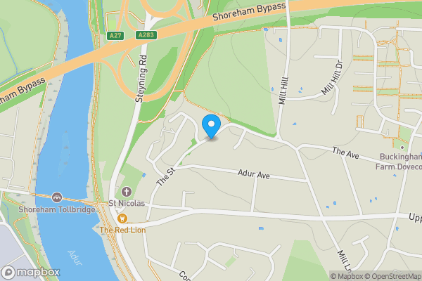 Map location for 4 The Street, Shoreham-by-Sea, West Sussex, BN43 5NJ