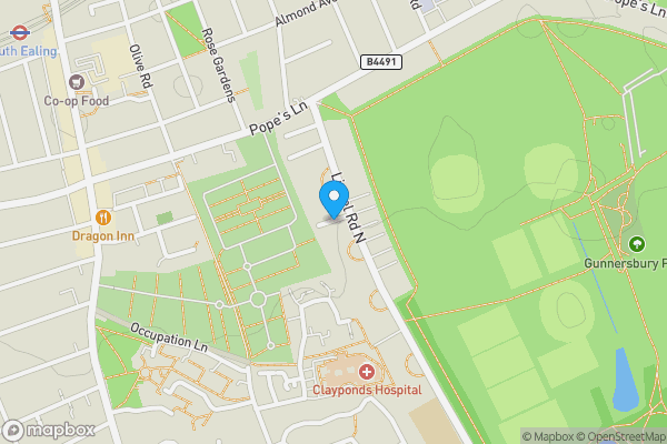 Map location for Lionel Road North, BRENTFORD, Middlesex, TW8 9QU