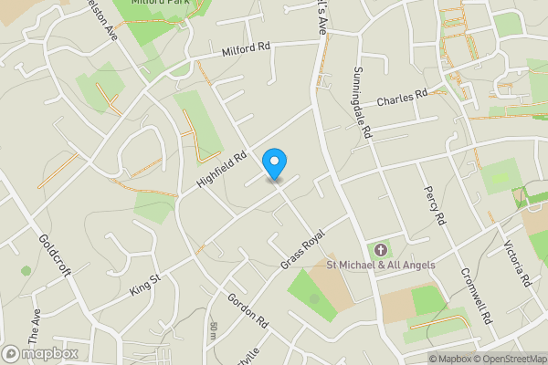 Map location for Hillcrest Road, Yeovil, Somerset, BA21 4RB