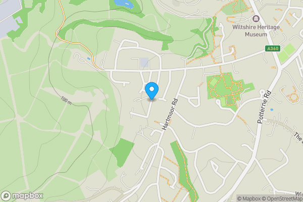 Map location for Pinetum Close, DEVIZES, Wiltshire, SN10 5EW