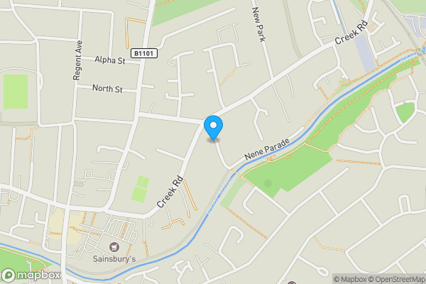 Map location for 1 Wigstones Road, March, Cambridgeshire, PE15 8RH