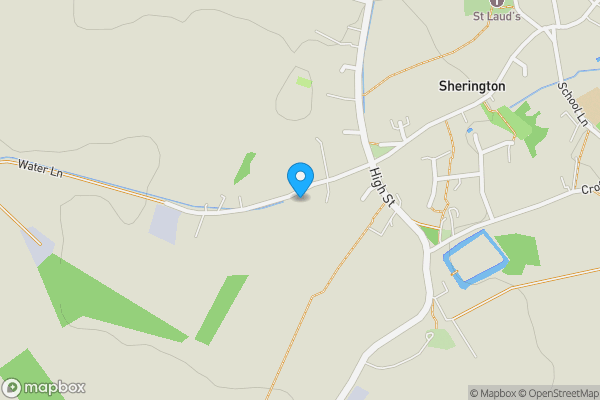 Map location for Building Plot at 43 Water Lane, Sherington, Newport Pagnell, MK16 9NP