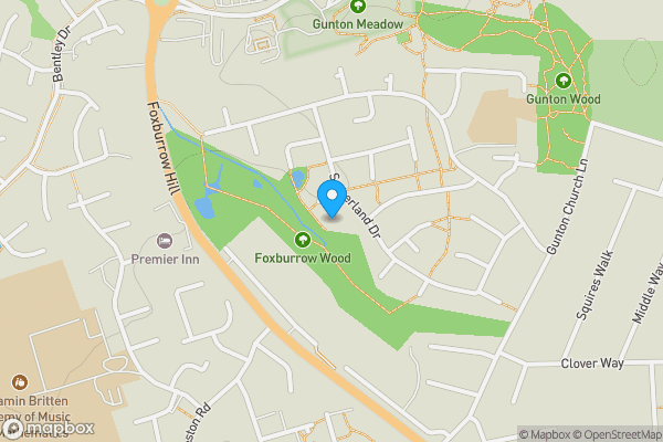 Map location for 8 Crome Walk, Lowestoft, Suffolk, NR32 4NF