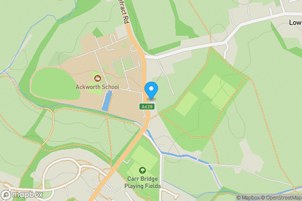 Map location for West Bank, 24 Barnsley Road, , Ackworth , Pontefract, WF7 7NB