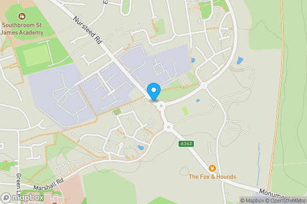 Map location for Nursteed Road, DEVIZES, Wiltshire, SN10 3DZ