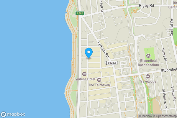 Map location for 3-5 Barton Avenue, Blackpool, FY1 6AP