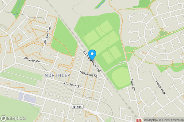 Map location for Ranksborough Street, SEAHAM, County Durham, SR7 0AS