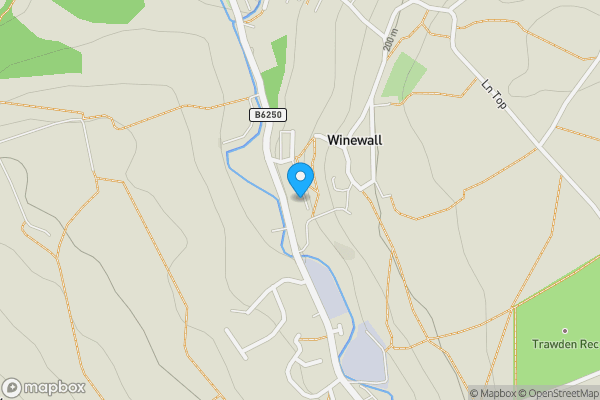 Map location for 6 Gladstone Terrace Trawden BB8 8BN