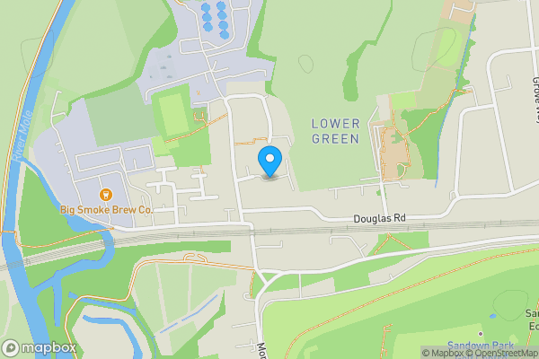 Map location for Sherriff Close, Esher, Surrey, KT10 8AT