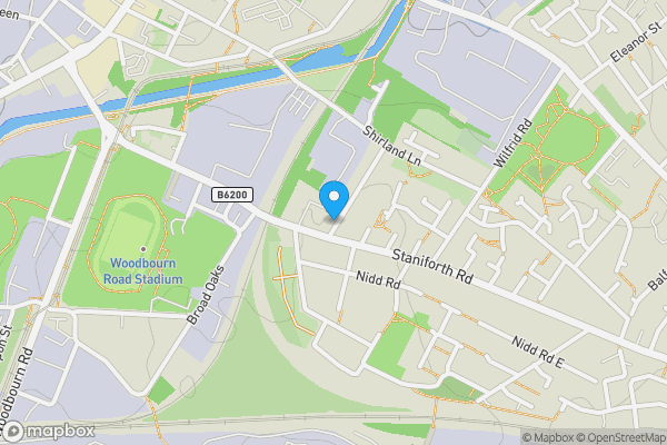 Map location for 9 Swarcliffe Road, Sheffield, South Yorkshire, S9 3FA