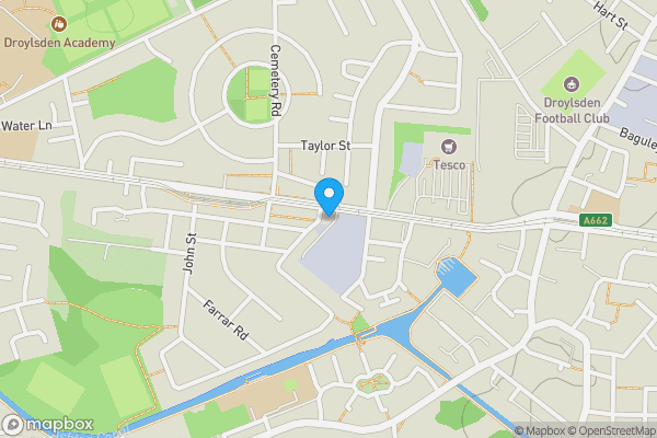 Map location for Droylsden Police Station, 101 Manchester Road, Manchester, Greater Manchester M43 6EQ