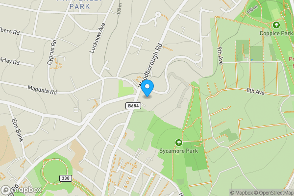 Map location for Apartment 65 The New Alexandra Court, Woodborough Road, Nottingham, Nottinghamshire, NG3 4LN