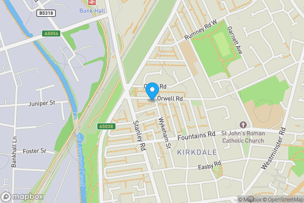 Map location for 28 Orwell Road, Liverpool, Merseyside, L4 1RQ