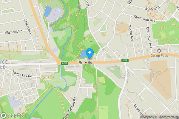 Map location for 523 Bury Road, Bolton, BL2 6DH