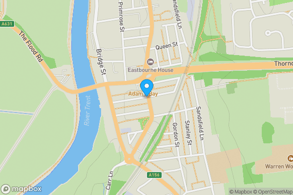 Map location for Trent Street, GAINSBOROUGH, Lincolnshire, DN21 1JZ