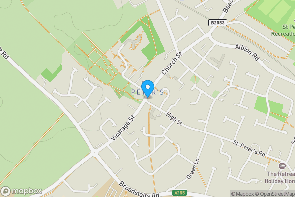 Map location for 2 Church Street   , St Peters, Broadstairs, CT10 2TP