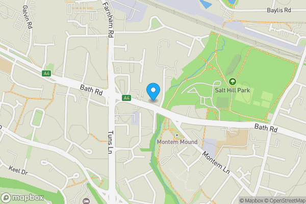 Map location for 96 Bath Road, Slough, Buckinghamshire, SL1 3SY