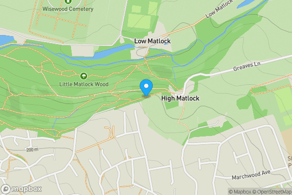 Map location for Greaves Lane, Sheffield, S6
