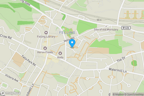 Map location for 83 Stainton Drive, Gateshead, Tyne and Wear NE10 9QX