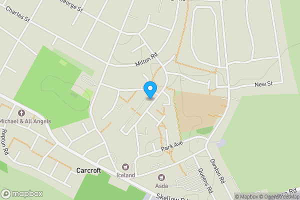 Map location for 73 Trafalgar Street, Carcroft, Doncaster, South Yorkshire, DN6 8AF