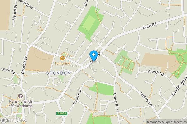 Map location for 25 Moor Street Spondon, Derby, Derbyshire, DE21 7EA