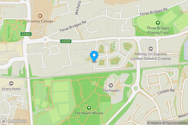 Map location for Commonwealth Drive, Crawley, West Sussex, RH10 1AN