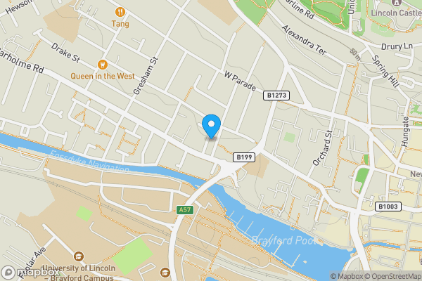 Map location for 8 Westbourne Grove, Lincoln LN1 1RP