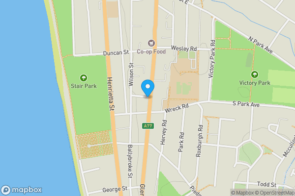Map location for 206 Dalrymple Street, Girvan, KA26 9BQ