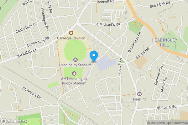 Map location for St. Michaels Lane, Leeds, West Yorkshire, LS6 3FA