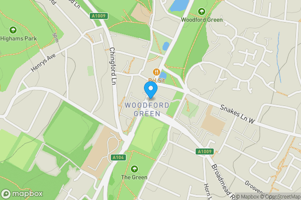Map location for 354 High Road Woodford Green London IG8 0XQ