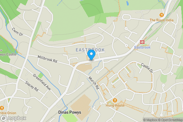 Map location for Cardiff Road, DINAS POWYS, CF64