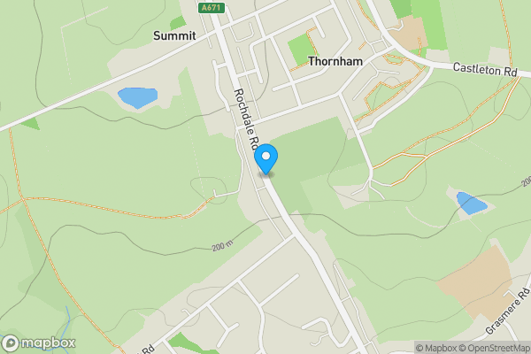 Map location for Rochdale Road, OLDHAM, Lancashire, OL2 5UT