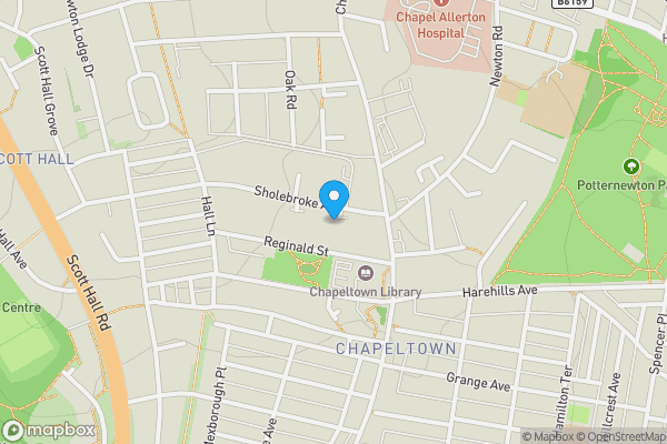 Map location for Flat 17, St Johns Court, Sholebrook Avenue, Leeds, LS7 3HD